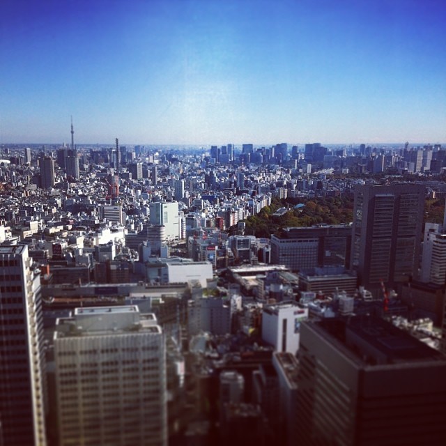 tokyo government building panorama